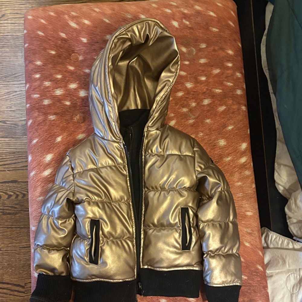 Appaman Metallic Gold Kids Puffer Jacket